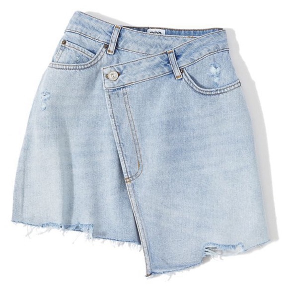 denim skirt wrap
